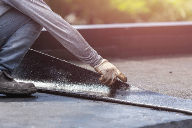 Professional Wet Basement Repair technician working in Hall, NY